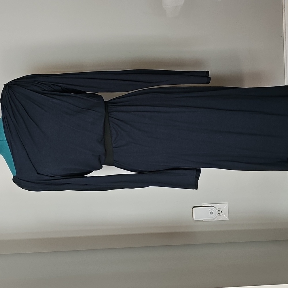Lanvin Midnight Blue Fabric. Wool Blend. Sz Med. - Picture 2 of 10